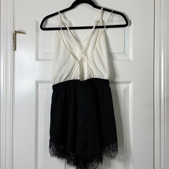 Hommage Los Angeles Tank and Lace Romper. - Picture 6 of 8